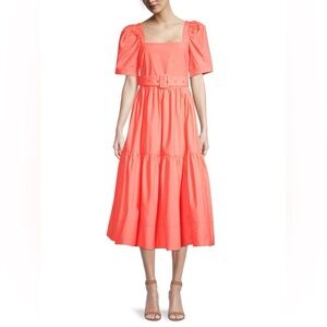 NWT Tanya Taylor melon belted dress